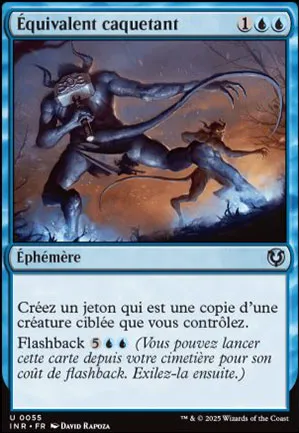 Équivalent caquetant