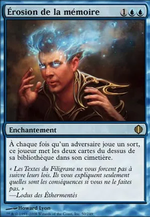 Érosion de la mémoire