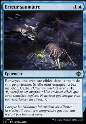 Erreur saumâtre