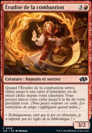 Érudite de la combustion