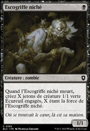 Escogriffe niché