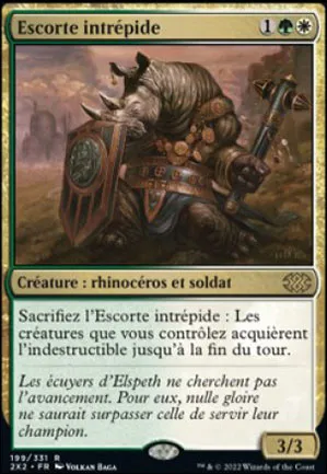 Escorte intrépide