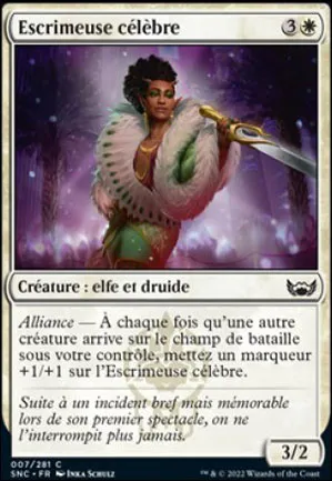 Escrimeuse célèbre