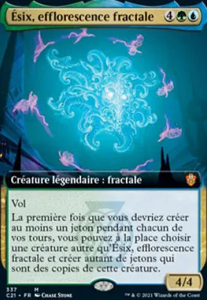 Ésix, efflorescence fractale
