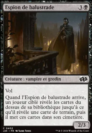 Espion de balustrade