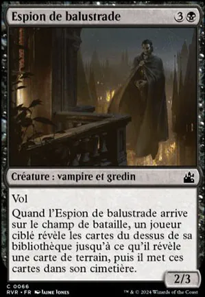 Espion de balustrade