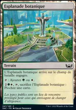 Esplanade botanique