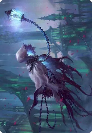 Esprit errant à la lanterne - Illustration