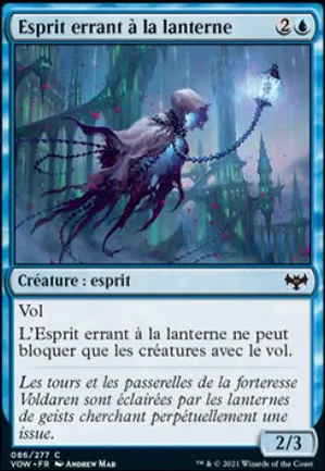 Esprit errant à la lanterne