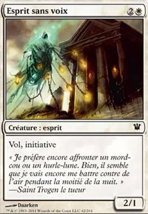 Esprit sans voix