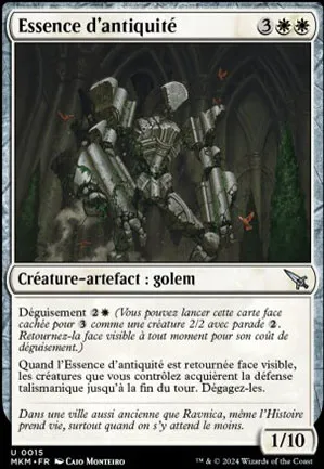 Essence d'antiquité