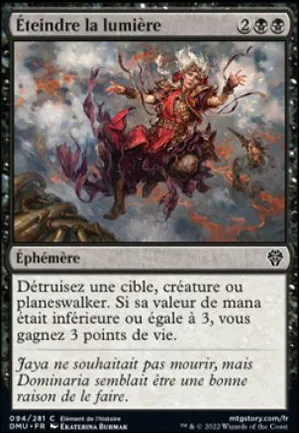 Éteindre la lumière