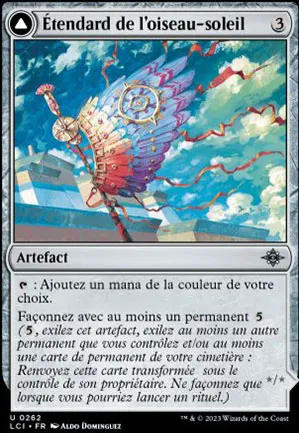 Étendard de l'oiseau-soleil // Effigie de l'oiseau-soleil