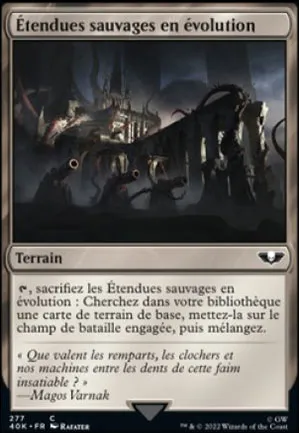 Étendues sauvages en évolution