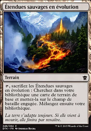 Étendues sauvages en évolution