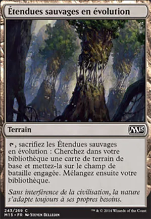 Étendues sauvages en évolution