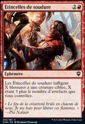Étincelles de soudure