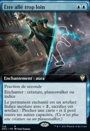 Être allé trop loin