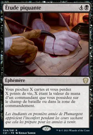 Étude piquante