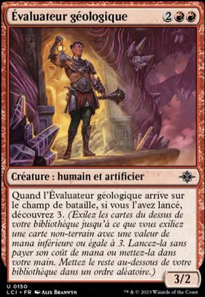 Évaluateur géologique