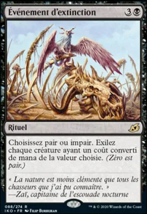 Événement d'extinction