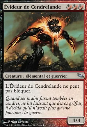 Évideur de Cendrelande