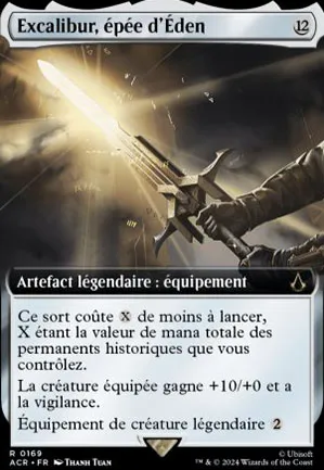 Excalibur, épée d'Éden