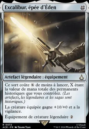 Excalibur, épée d'Éden