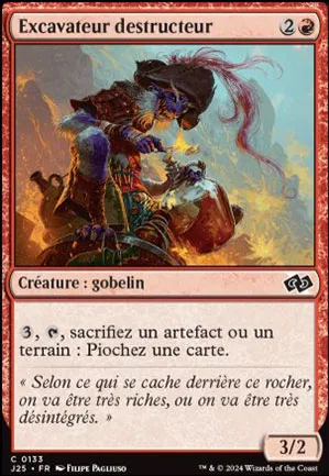 Excavateur destructeur