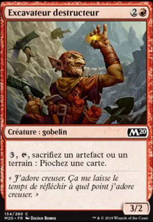 Excavateur destructeur