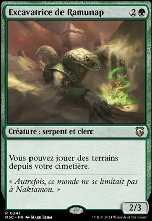 Excavatrice de Ramunap