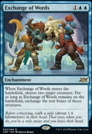 Exchange of Words