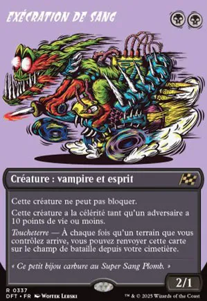 Exécration de sang