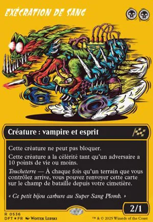 Exécration de sang