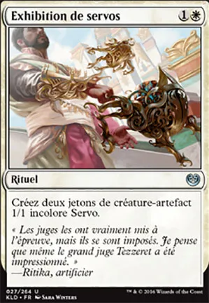 Exhibition de servos