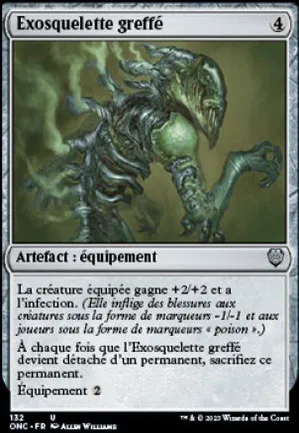Exosquelette greffé