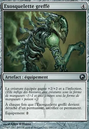 Exosquelette greffé