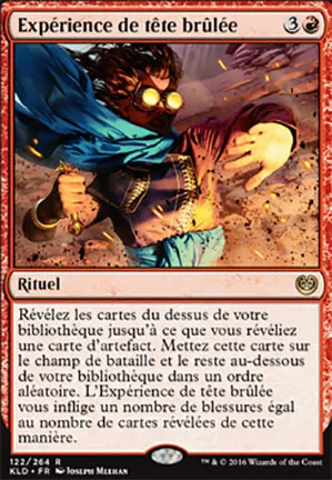 Expérience de tête brûlée