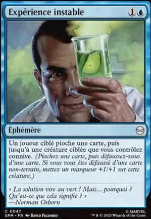 Expérience instable