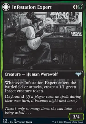 Experte en infestation // Loup-garou infesté