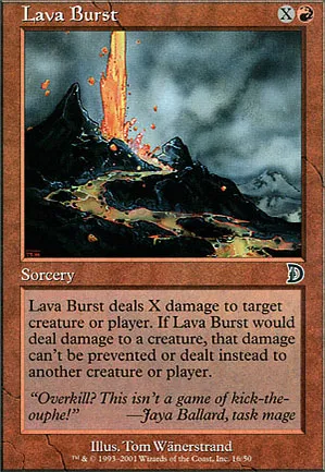 Explosion de lave