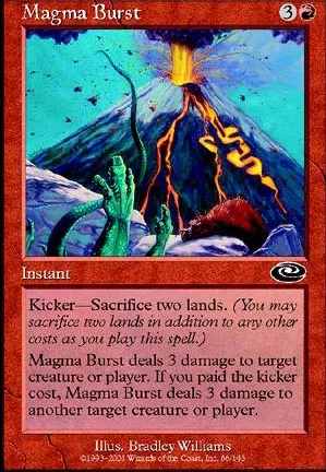 Explosion de magma