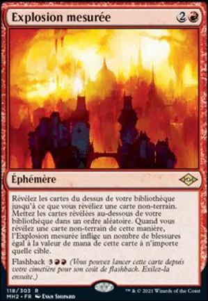 Explosion mesurée