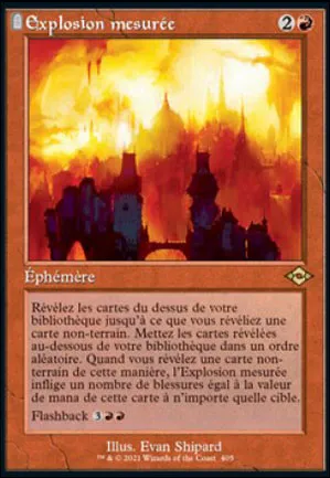 Explosion mesurée