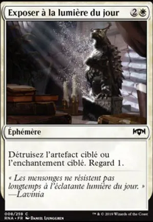Exposer à la lumière du jour