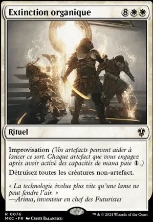 Extinction organique
