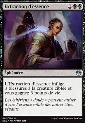 Extraction d’essence