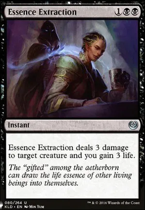 Extraction d’essence