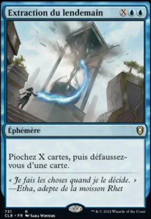 Extraction du lendemain