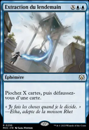 Extraction du lendemain